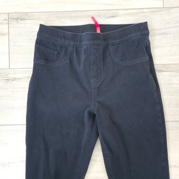 Spanx Ankle Black Ponte Midrise Skinny Leg Jeggings Women Sz M 20018R - Picture 12 of 13